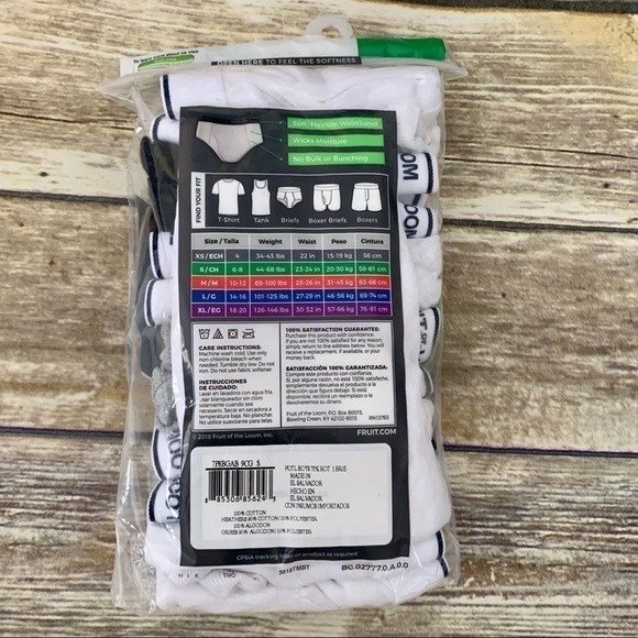 🦊FRUIT OF THE LOOM UNDERWEAR-SMALL - Picture 3 of 4